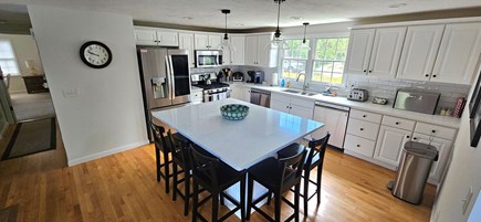 Eastham Cape Cod vacation rental - Spacious kitchen with large center island and 2 dishwashers