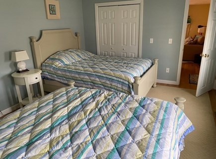 Dennisport Cape Cod vacation rental - Downstairs BR, 2 Queens