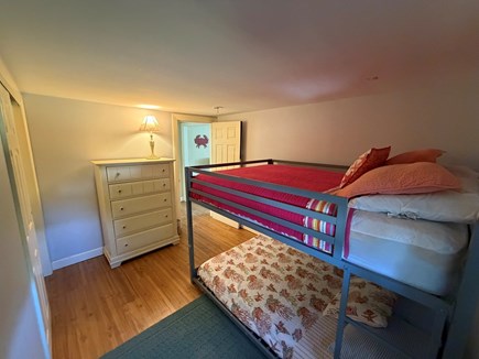 Falmouth Cape Cod vacation rental - Second floor bedroom (full over full bunk)