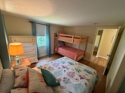 Falmouth Cape Cod vacation rental - Second floor bedroom with full bed and twin bunks