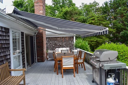 Dennis Cape Cod vacation rental - Outdoor space- additional retractable awning