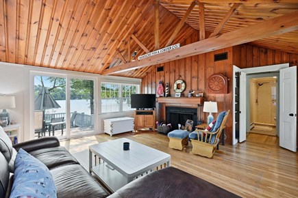 Centerville Cape Cod vacation rental - Access to the deck from the living room