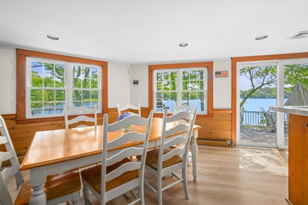 Centerville Cape Cod vacation rental - Dining area with views of Bearse Pond