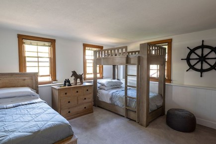 Hyannis Cape Cod vacation rental - Bedroom with bunk beds and twin bed