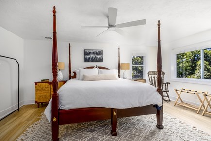 East Falmouth Cape Cod vacation rental - Primary suite with Tempur pedic king bed