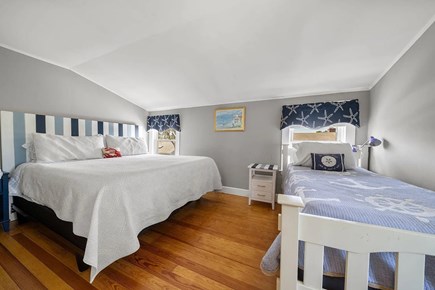 Dennis Port Cape Cod vacation rental - Upstairs bedroom with king bed and twin bed