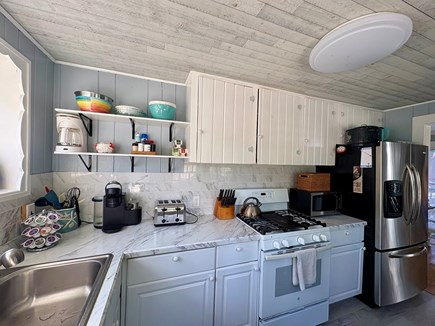 Dennis Port Cape Cod vacation rental - Full kitchen equipped with appliances, dishware, and supplies