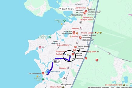Falmouth Cape Cod vacation rental - Map for planning your nearby adventures
