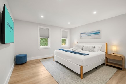 Eastham Cape Cod vacation rental - 1st floor bedroom with king bed & 55