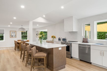 Eastham Cape Cod vacation rental - Spacious fully stocked kitchen with island seating for 4