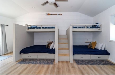Mashnee Island, Bourne, Ma Cape Cod vacation rental - Queens on bottom, separate entrance own fridge