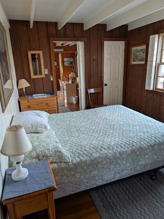 South Yarmouth Cape Cod vacation rental - Main bedroom, fan in the closet