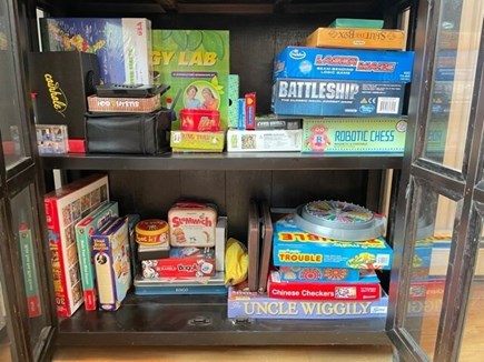 Wellfleet Cape Cod vacation rental - Games and books (more not pictured)