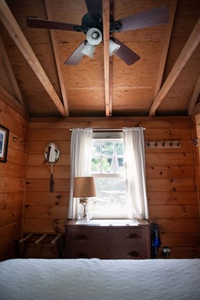 Eastham, First Encounter - 4005 Cape Cod vacation rental - Bedroom with queen bed and ceiling fan