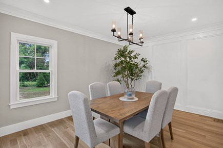 Barnstable Village Cape Cod vacation rental - Dining room with 8 chairs (2 not shown), just off the kitchen