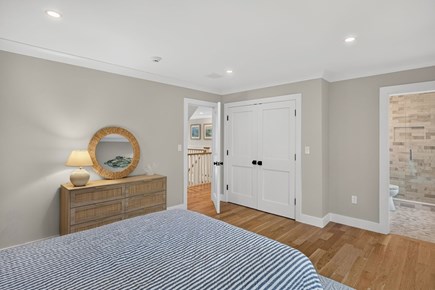 Barnstable Village Cape Cod vacation rental - 2nd floor Queen bed w/ensuite bath. Bedroom #4 of 7