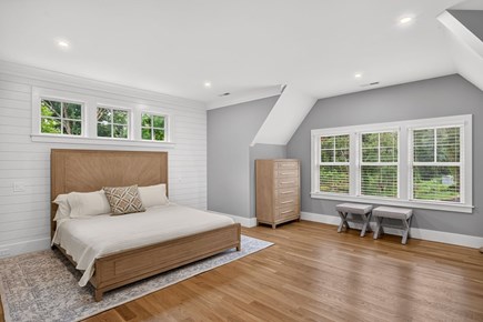 Barnstable Village Cape Cod vacation rental - 2nd floor primary suite with king bed, TV, and ensuite bath