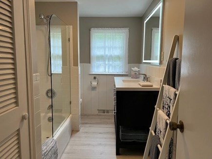 Harwich Port Cape Cod vacation rental - Updated bath with tub and shower