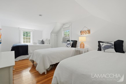 East Falmouth Cape Cod vacation rental - 2nd floor bedroom, 1 queen 2 twins