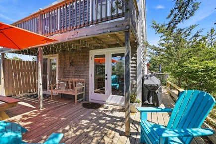 East Sandwich Cape Cod vacation rental - Deck with plenty of shade and seating