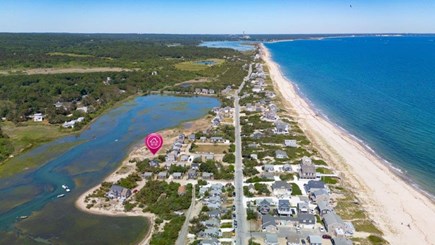 East Sandwich Cape Cod vacation rental - Aerial of North Shore Boulevard