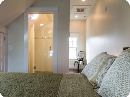Provincetown Cape Cod vacation rental - Upstairs queen suite with private bath and plenty of storage
