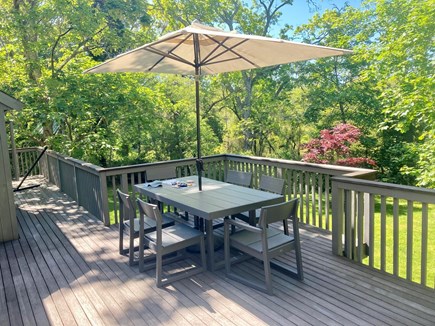Orleans  Cape Cod vacation rental - The deck in spring…