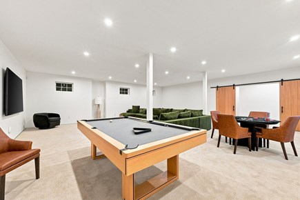 Orleans, Nauset Tide Cape Cod vacation rental - Large basement with pool table, lounge and gaming area