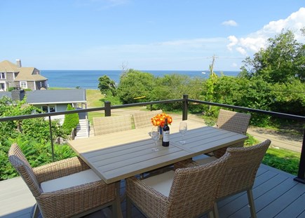 Plymouth MA vacation rental - Enjoy cocktails on the upper deck
