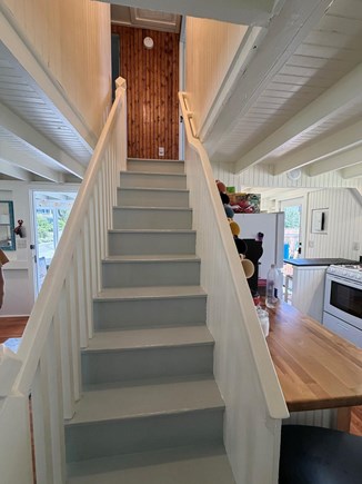 Harwich Port Cape Cod vacation rental - Stairs to bedrooms - a bit steeper than some staircases!