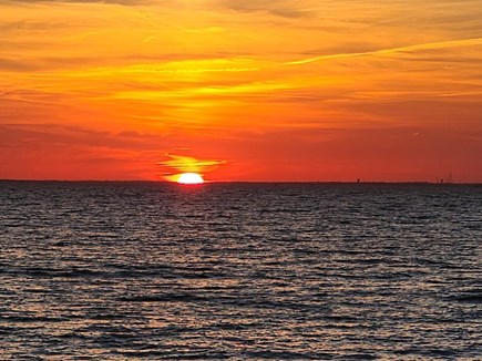 N Falmouth Cape Cod vacation rental - Sunset at Old Silver Beach