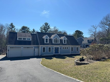 N Falmouth Cape Cod vacation rental - Front yard with plenty of parking in the driveway