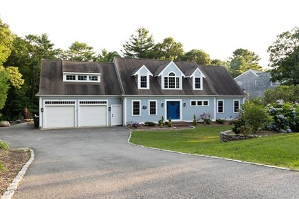 Falmouth Cape Cod vacation rental - Frontyard plenty of parking - hydrangeas and flowers