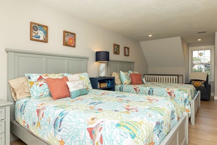 Falmouth Cape Cod vacation rental - Crown room with 2 queen beds & crib - perfect for the young ones