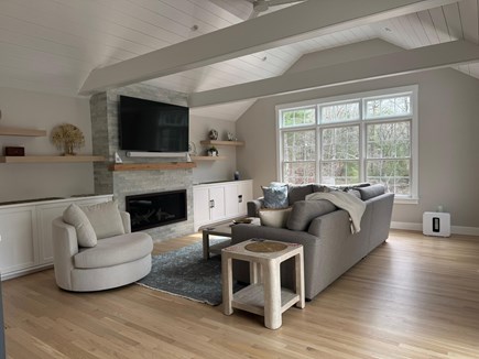 N Falmouth Cape Cod vacation rental - Spacious living room