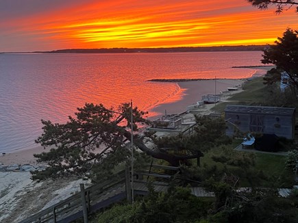 Wellfleet Cape Cod vacation rental - Sunset From Deck