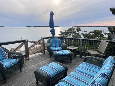 Wellfleet Cape Cod vacation rental - Cozy Sitting Deck Space