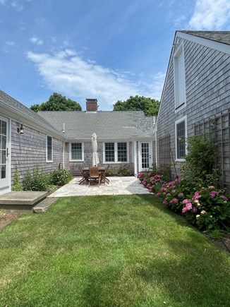Barnstable Village Cape Cod vacation rental - Backyard courtyard