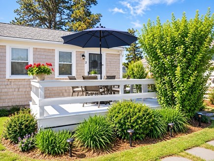 Dennisport Cape Cod vacation rental - Table & Chairs on the front deck