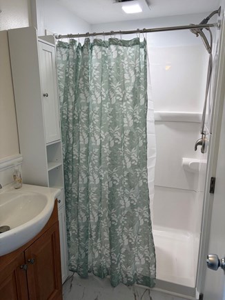 Wareham MA vacation rental - 2nd bath with new stand up shower off kitchen