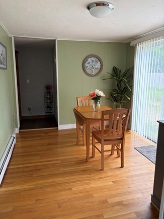 Wareham MA vacation rental - Dining coming from kitchen to living room and master bedroom