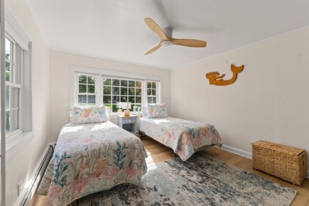 West Yarmouth Cape Cod vacation rental - Bedroom #3 - Two twin beds, closet, small dresser