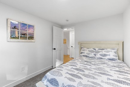 Brewster Cape Cod vacation rental - Bedroom 2 with full bed, tv, dresser and closet
