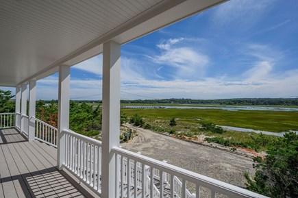 East Sandwich Cape Cod vacation rental - Front Deck overlooking Salt Marsh
