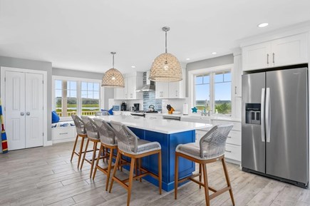 East Sandwich Cape Cod vacation rental - First Floor Kitchen and Island