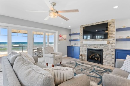 East Sandwich Cape Cod vacation rental - First Floor Living Room Area