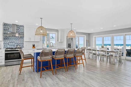 East Sandwich Cape Cod vacation rental - First Floor Kitchen and Dining Area