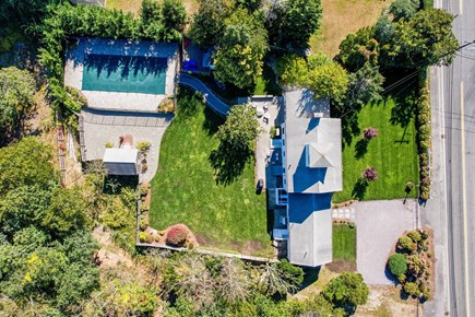 Yarmouth Cape Cod vacation rental - Aerial pictures showing grounds