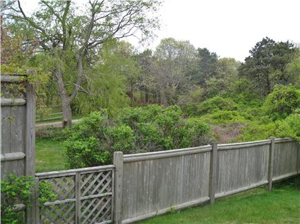 Chatham Cape Cod vacation rental - Private Fenced Back Yard & Peaceful Sanctuary Beyond