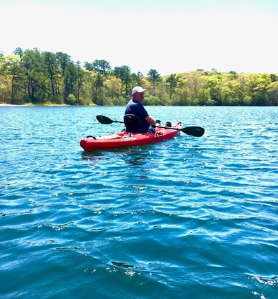 Orleans Cape Cod vacation rental - Kayaking on nearby Bakers Pond